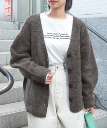 ミックスヤーン2wayカーディガン