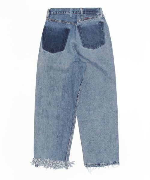 77circa（ナナナナサーカ）の「77circa / ナナナナサーカ：【レディース】circa make fringe denim pants[span100]：ccbs-01-22[DEA]（デニムパンツ・レディース・ブルー・26inch）」の2枚目の写真
