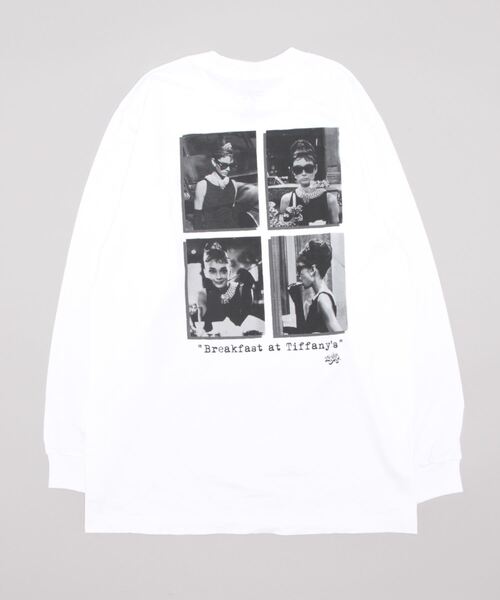 ARCHIVER(アーカイバ)の「【W】【it】【UT17】【Radio Days】AUDREY HEPBURN(Tシャツ/カットソー・レディース・ホワイト/ブラック・MEDIUM/X-LARGE/LARGE)」の3枚目の写真