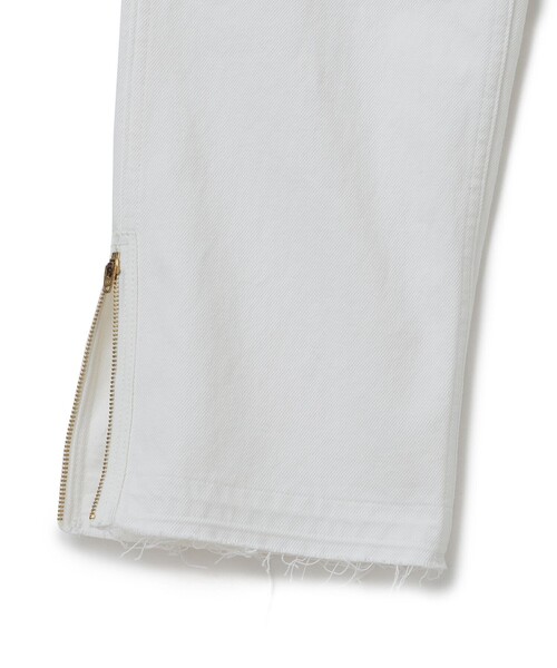 BEAMS LIGHTS(ビームスライツ)の「BEAMS LIGHTS / ハードウォッシュ ジップ デニムパンツ(デニムパンツ・メンズ・オフホワイト/サックスブルー・MEDIUM/LARGE/SMALL)」の3枚目の写真