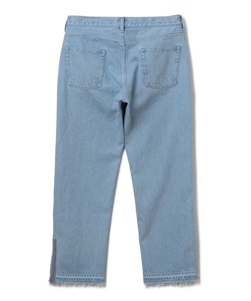 BEAMS LIGHTS(ビームスライツ)の「BEAMS LIGHTS / ハードウォッシュ ジップ デニムパンツ(デニムパンツ・メンズ・オフホワイト/サックスブルー・MEDIUM/LARGE/SMALL)」の10枚目の写真