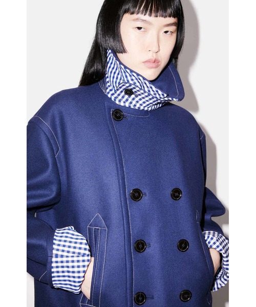 KENZO(ケンゾー)の「ウール ピー コート(ピーコート・レディース・ブルー系その他・34/36)」の6枚目の写真
