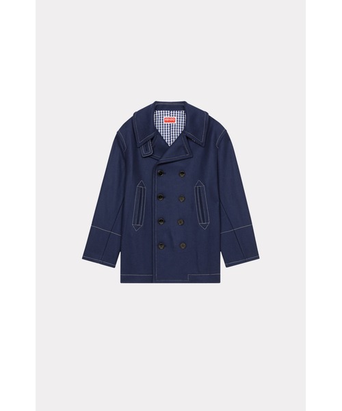 KENZO(ケンゾー)の「ウール ピー コート(ピーコート・レディース・ブルー系その他・34/36)」の9枚目の写真