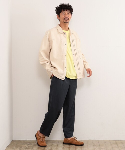 B:MING by BEAMS（ビーミングバイビームス）の「B:MING by BEAMS / デニム ジャケット（デニムジャケット・メンズ・ホワイト系その他5/ライトブルー・LARGE/SMALL/X-LARGE/MEDIUM）」の9枚目の写真