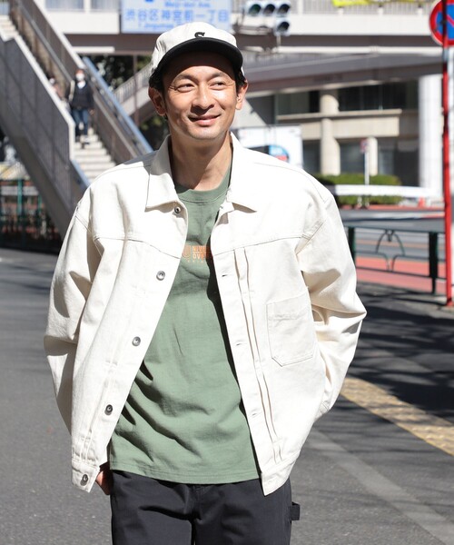 B:MING by BEAMS（ビーミングバイビームス）の「B:MING by BEAMS / デニム ジャケット（デニムジャケット・メンズ・ホワイト系その他5/ライトブルー・LARGE/SMALL/X-LARGE/MEDIUM）」の4枚目の写真