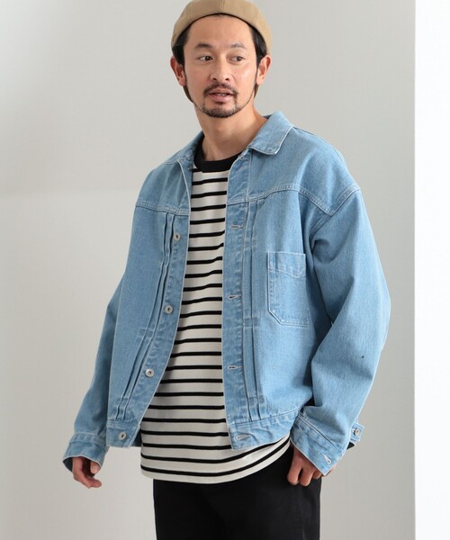 B:MING by BEAMS（ビーミングバイビームス）の「B:MING by BEAMS / デニム ジャケット（デニムジャケット・メンズ・ホワイト系その他5/ライトブルー・LARGE/SMALL/X-LARGE/MEDIUM）」の6枚目の写真