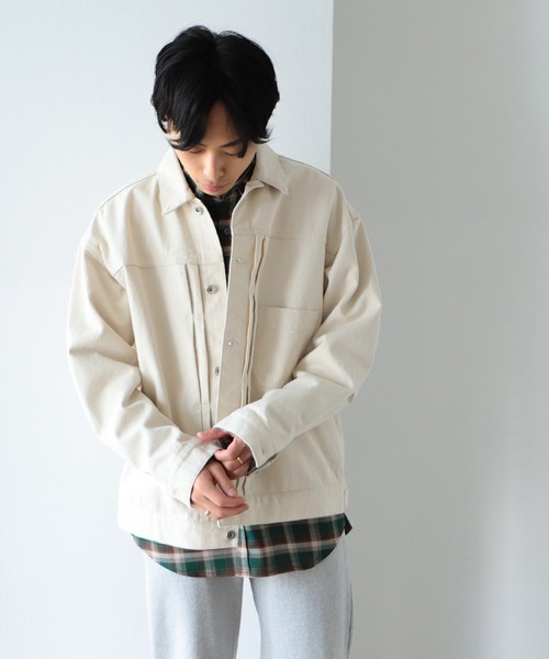 B:MING by BEAMS（ビーミングバイビームス）の「B:MING by BEAMS / デニム ジャケット（デニムジャケット・メンズ・ホワイト系その他5/ライトブルー・LARGE/SMALL/X-LARGE/MEDIUM）」の22枚目の写真