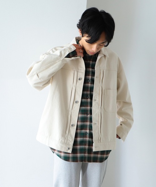 B:MING by BEAMS（ビーミングバイビームス）の「B:MING by BEAMS / デニム ジャケット（デニムジャケット・メンズ・ホワイト系その他5/ライトブルー・LARGE/SMALL/X-LARGE/MEDIUM）」の21枚目の写真