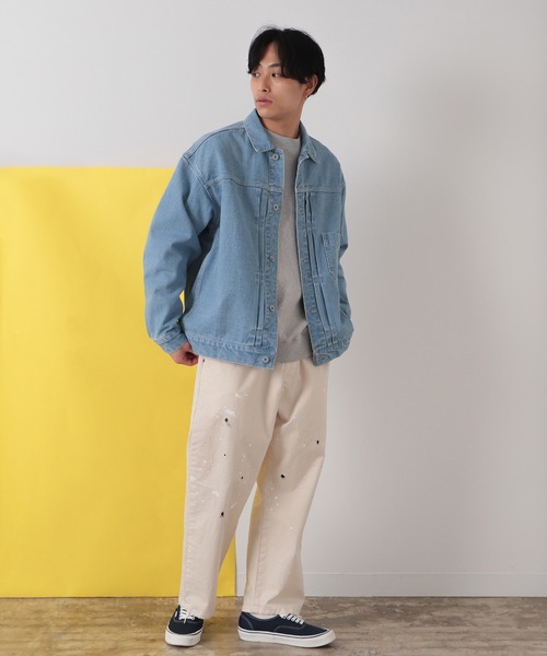 B:MING by BEAMS（ビーミングバイビームス）の「B:MING by BEAMS / デニム ジャケット（デニムジャケット・メンズ・ホワイト系その他5/ライトブルー・LARGE/SMALL/X-LARGE/MEDIUM）」の19枚目の写真