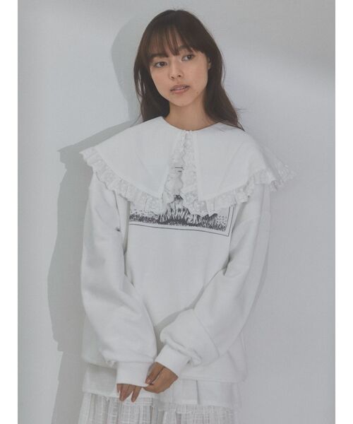 merry jenny（メリージェニー）の「SKYE TERRIERスウェット（スウェット・レディース・オフホワイト/グレー/イエロー・FREE）」の17枚目の写真