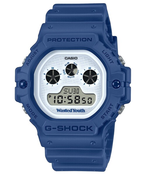 FREAK'S STORE(フリークスストア)の「CASIO/G-SHOCK/カシオ/Gショック 5900 SERIES/DW-5900WY-2JR(アナログ腕時計・メンズ・ネイビー・フリ-)」の2枚目の写真