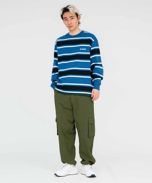 XLARGE（エクストララージ）の「LOOSE FIT CARGO PANTS（カーゴパンツ・メンズ・ブラック/オリーブ/グレー/ベージュ・30inch/32inch/34inch/36inch）」の11枚目の写真
