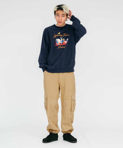 XLARGE（エクストララージ）の「LOOSE FIT CARGO PANTS（カーゴパンツ・メンズ・ブラック/オリーブ/グレー/ベージュ・30inch/32inch/34inch/36inch）」の12枚目の写真