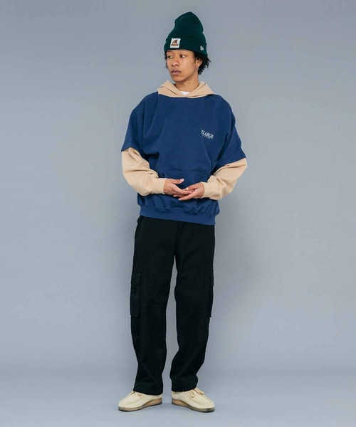 XLARGE（エクストララージ）の「LOOSE FIT CARGO PANTS（カーゴパンツ・メンズ・ブラック/オリーブ/グレー/ベージュ・30inch/32inch/34inch/36inch）」の14枚目の写真