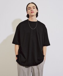 tk.TAKEO KIKUCHI | Vチェーンネックレス付き半袖カットソー(Tシャツ/カットソー)