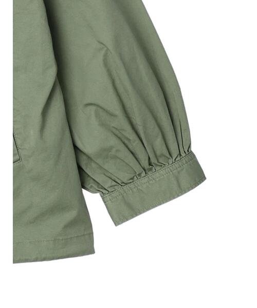CRAFT STANDARD BOUTIQUE(クラフトスタンダードブティック)の「ノーカラーZIPブルゾン(ブルゾン・レディース・カーキ/チャコールグレー/ベージュ・M/L)」の20枚目の写真
