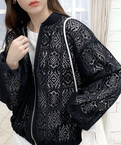 セール】《JaVaジャバ コラボ》コーデの格上げ。レース柄シアー