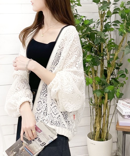 セール】《JaVaジャバ コラボ》コーデの格上げ。レース柄シアー