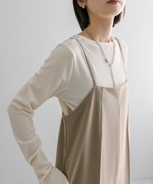 mystic（ミスティック）の「ランダムリブシアープルオーバー（Tシャツ/カットソー・レディース・オフホワイト/ブルー/ブラック・FREE）」の5枚目の写真