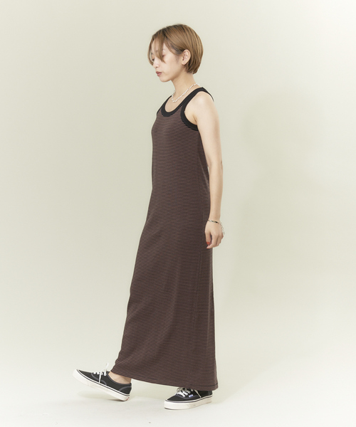 MILLER(ミラー)の「【Miller】カットワンピース(ワンピース・レディース・ブラウン/イエロー/グリーン・フリー)」の4枚目の写真