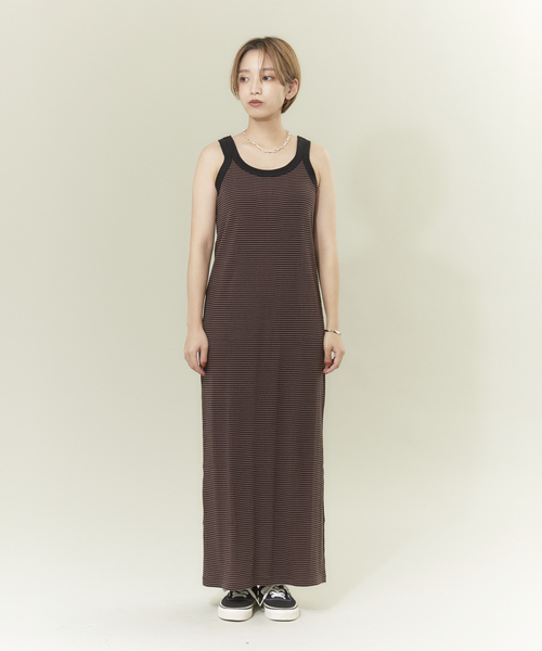 MILLER(ミラー)の「【Miller】カットワンピース(ワンピース・レディース・ブラウン/イエロー/グリーン・フリー)」の5枚目の写真