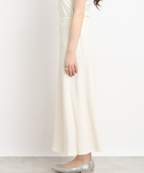 Cutie Blonde（キューティーブロンド）の「◆【今シーズン、ヘビロテな予感】ふくれジャカード Aラインスカート（スカート・レディース・サンドベージュ/アイボリー/ブラック・00）」の5枚目の写真