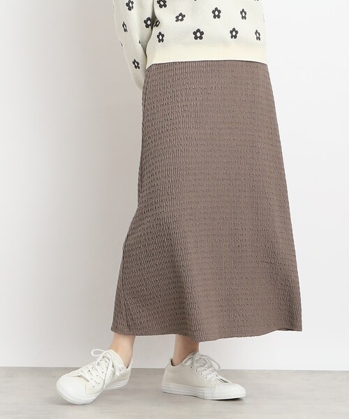 Cutie Blonde（キューティーブロンド）の「◆【今シーズン、ヘビロテな予感】ふくれジャカード Aラインスカート（スカート・レディース・サンドベージュ/アイボリー/ブラック・00）」の11枚目の写真