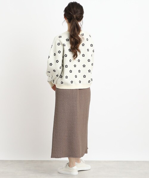 Cutie Blonde（キューティーブロンド）の「◆【今シーズン、ヘビロテな予感】ふくれジャカード Aラインスカート（スカート・レディース・サンドベージュ/アイボリー/ブラック・00）」の15枚目の写真