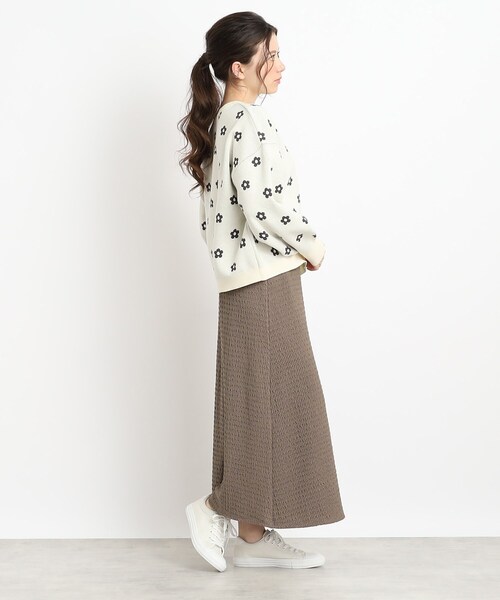 Cutie Blonde（キューティーブロンド）の「◆【今シーズン、ヘビロテな予感】ふくれジャカード Aラインスカート（スカート・レディース・サンドベージュ/アイボリー/ブラック・00）」の16枚目の写真