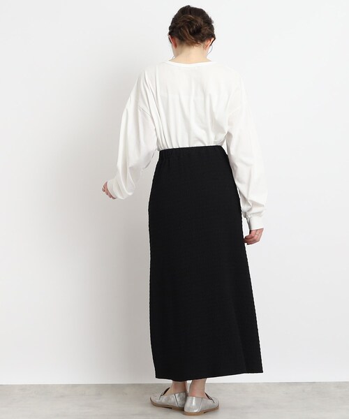 Cutie Blonde（キューティーブロンド）の「◆【今シーズン、ヘビロテな予感】ふくれジャカード Aラインスカート（スカート・レディース・サンドベージュ/アイボリー/ブラック・00）」の21枚目の写真