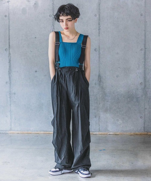 PAGEBOY(ページボーイ)の「サスツキワークパンツ(その他パンツ・レディース・ブラック/カーキ/オフホワイト・FREE)」の12枚目の写真