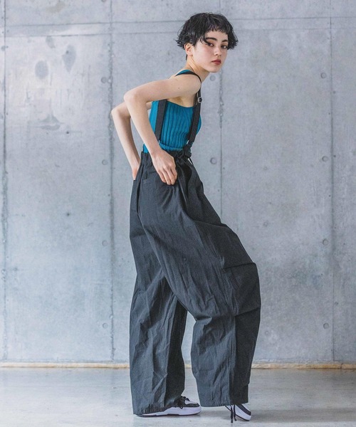 PAGEBOY(ページボーイ)の「サスツキワークパンツ(その他パンツ・レディース・ブラック/カーキ/オフホワイト・FREE)」の9枚目の写真