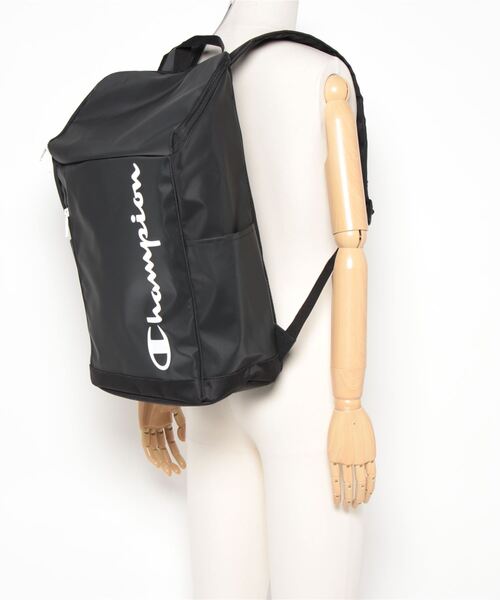 Champion(チャンピオン)の「Champion チャンピオン スパーク リュックサック A3 25L 63611(バックパック/リュック・メンズ・ブラック×ホワイト/ブラック×ブラック/ブラック×レッド/ブラック×ライム・FREE)」の11枚目の写真