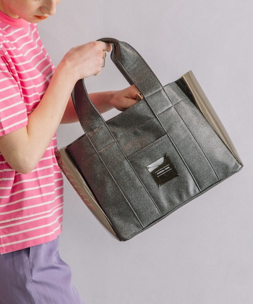 MARECHAL TERRE（マルシャルテル）の「2way バック（トートバッグ・レディース・シルバー/ブラック/ブルー/チャコールグレー・FREE）」の3枚目の写真