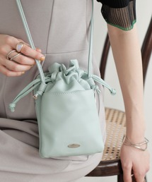 GeeRA | スマホポケット巾着ショルダー(ショルダーバッグ)