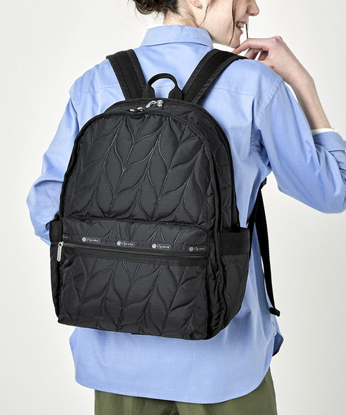 美品　レスポ バックパック　リュック　ブラック　ROTE BACKPACK レスポートサック LeSportsac ROUTE BACKPACK （リサイクルド