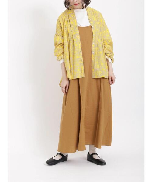 sm2rhythm（サマンサモスモスリズム）の「プリントタックチュニックブラウス（シャツ/ブラウス・レディース・ブラック/ブルー/イエロー・ﾌﾘ-）」の10枚目の写真