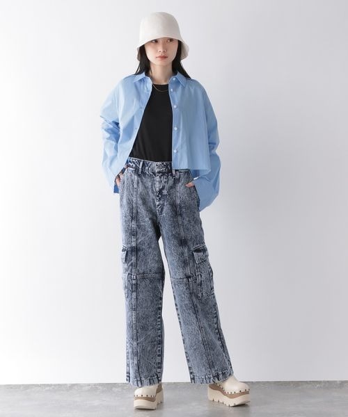 JEANASIS（ジーナシス）の「70デニールキョウネンソリッドタンク/191835（タンクトップ・レディース・オフホワイト/オレンジ/ブラック・FREE）」の7枚目の写真