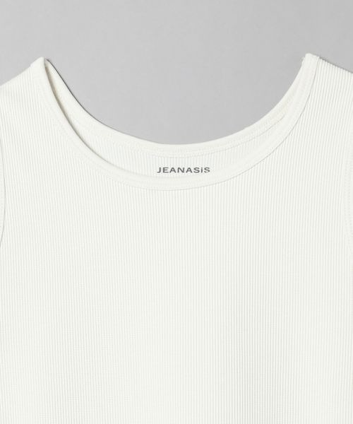 JEANASIS（ジーナシス）の「70デニールキョウネンソリッドタンク/191835（タンクトップ・レディース・オフホワイト/オレンジ/ブラック・FREE）」の8枚目の写真