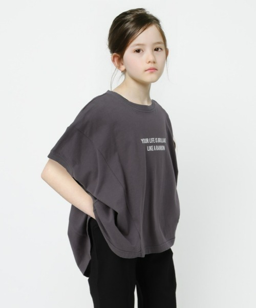 MPS(エムピーエス)の「【MPS】ワイドプリントTシャツ(Tシャツ/カットソー・キッズ・ライム/ブラック・140/130/150/120)」の2枚目の写真