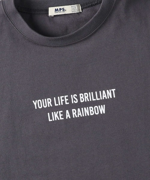 MPS(エムピーエス)の「【MPS】ワイドプリントTシャツ(Tシャツ/カットソー・キッズ・ライム/ブラック・140/130/150/120)」の5枚目の写真