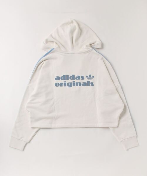 adidas（アディダス）の「Vネック ショートパーカー