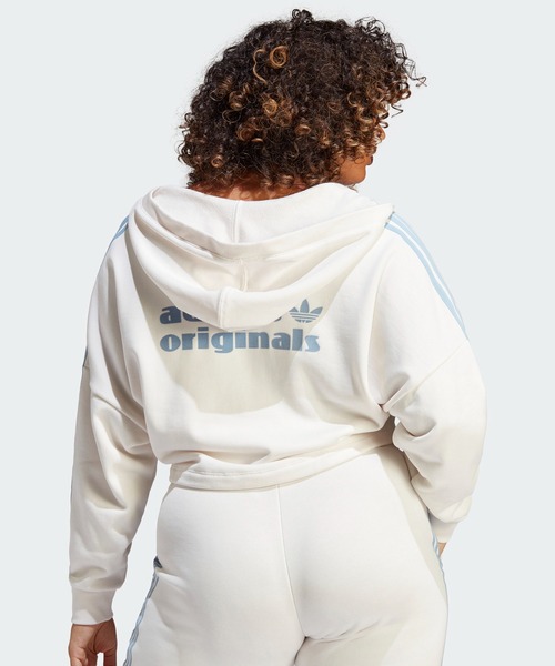 adidas（アディダス）の「Vネック ショートパーカー / アディダス