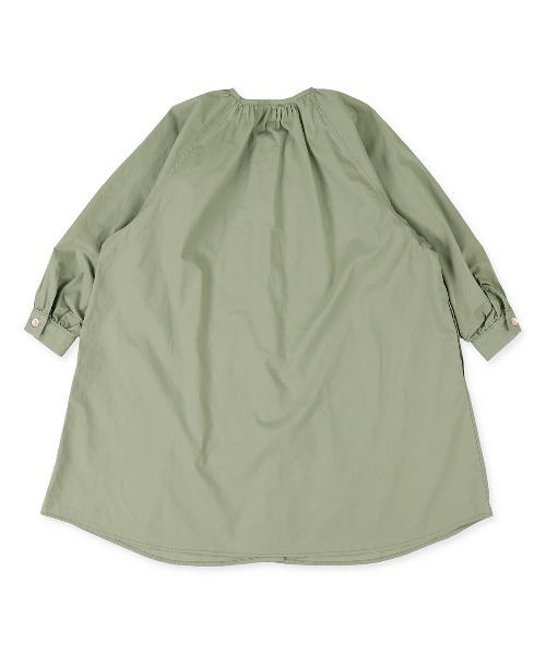 FITH（フィス）の「ハイゲージコットン フリルギャザー 膝丈ワンピース（ワンピース・キッズ・ライトグリーン/チャコールグレー/ピンク・110/90/100/120）」の11枚目の写真