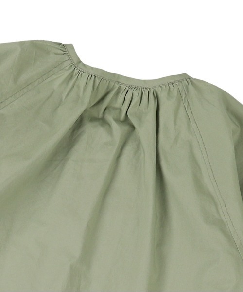 FITH（フィス）の「ハイゲージコットン フリルギャザー 膝丈ワンピース（ワンピース・キッズ・ライトグリーン/チャコールグレー/ピンク・110/90/100/120）」の9枚目の写真