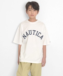 NAUTICA | 【NAUTICA】フロントロゴアップリケ刺繍ビッグ半袖Tシャツ(Tシャツ/カットソー)