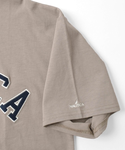 NAUTICA(ノーティカ)の「【NAUTICA】フロントロゴアップリケ刺繍ビッグ半袖Tシャツ(Tシャツ/カットソー・キッズ・ホワイト/チャコールグレー/ブラック/インディゴブルー・M/XL/L)」の18枚目の写真