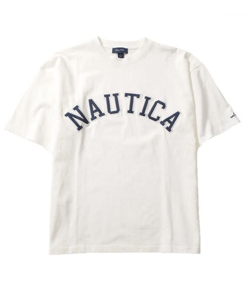 NAUTICA(ノーティカ)の「【NAUTICA】フロントロゴアップリケ刺繍ビッグ半袖Tシャツ(Tシャツ/カットソー・キッズ・ホワイト/チャコールグレー/ブラック/インディゴブルー・M/XL/L)」の15枚目の写真