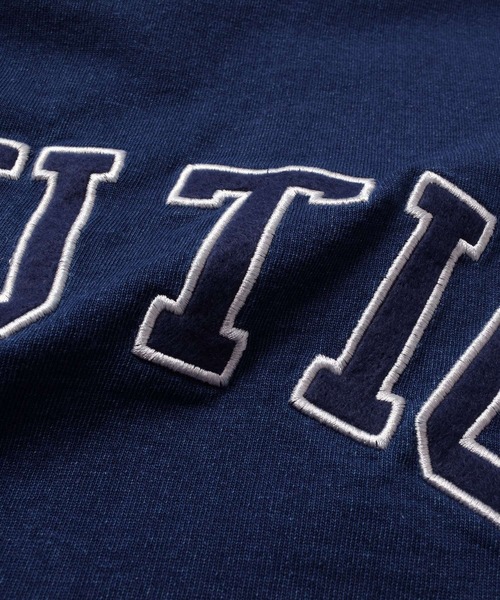 NAUTICA(ノーティカ)の「【NAUTICA】フロントロゴアップリケ刺繍ビッグ半袖Tシャツ(Tシャツ/カットソー・キッズ・ホワイト/チャコールグレー/ブラック/インディゴブルー・M/XL/L)」の11枚目の写真