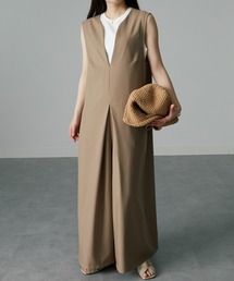 RANAN | 麻調オールインワン(つなぎ/オールインワン)